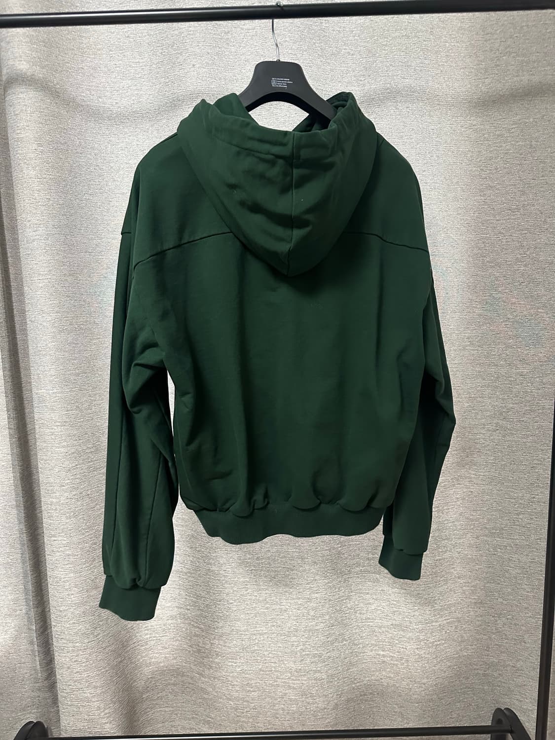 준지 스몰로고 후드티 딥그린 (S) 상품이미지2