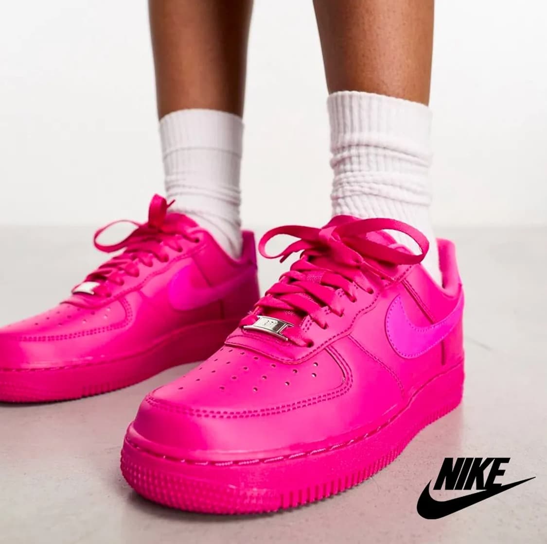 235 새제품) 나이키 에어포스 1 '07 파이어베리 피어스 핑크 상품이미지4