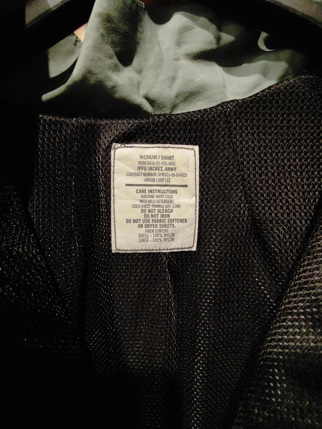 무배) 미 육군 오리지널 IPFU 자켓 - M 상품이미지4