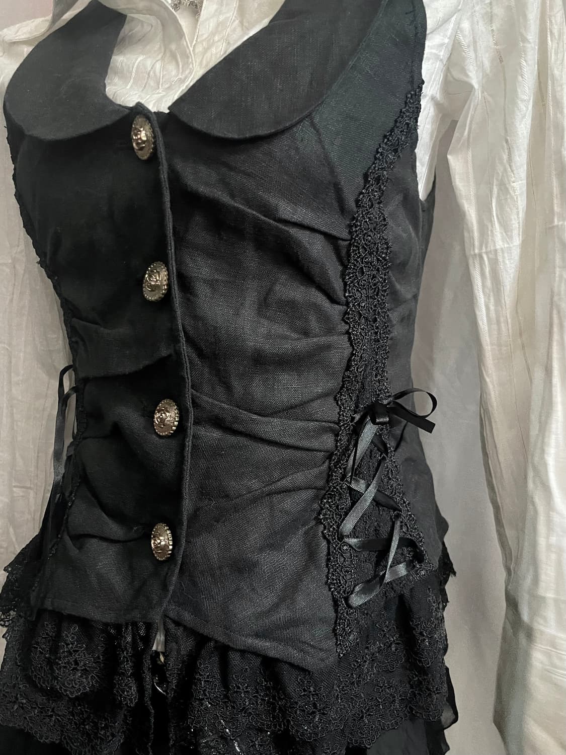 Axes femme 엑시즈팜 베스트+빈티지 스커트 상품이미지3