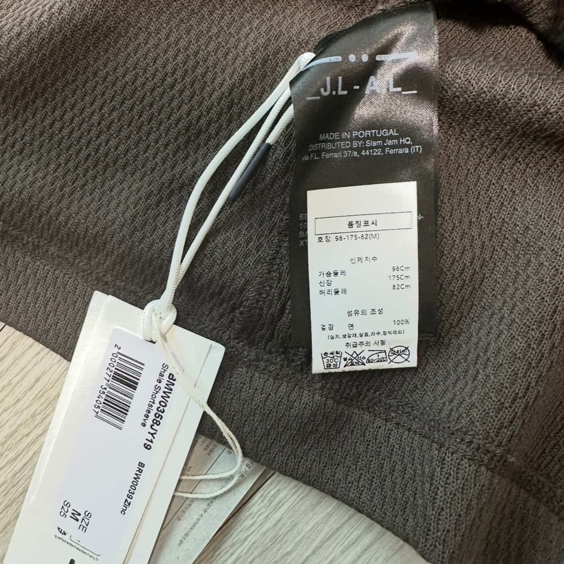 J.L - A.L 쉐일 숏 슬리브 M사이즈 새상품 상품이미지5