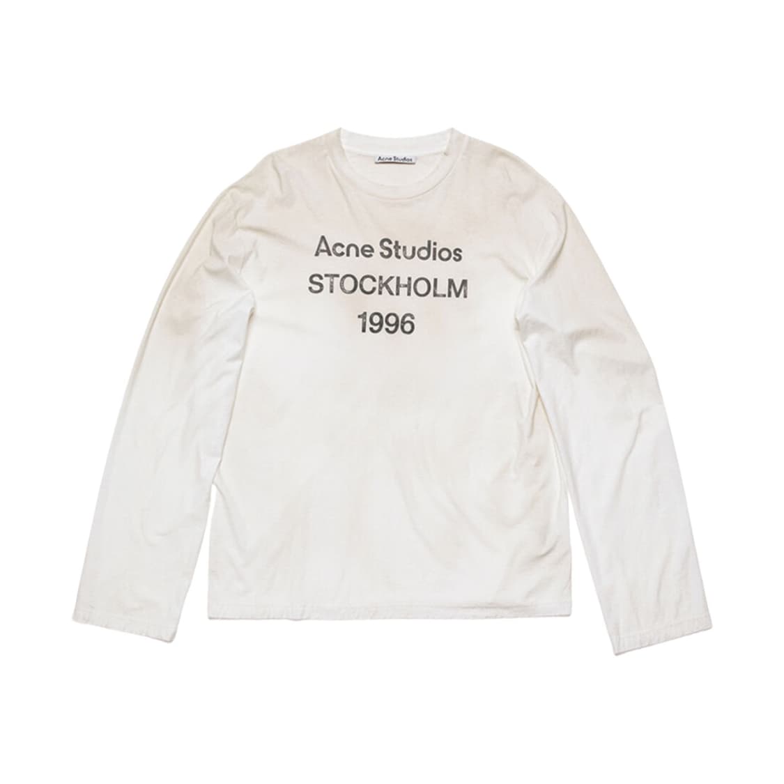 아크네 스튜디오 로고 롱슬리브 더스티 화이트 상품이미지1