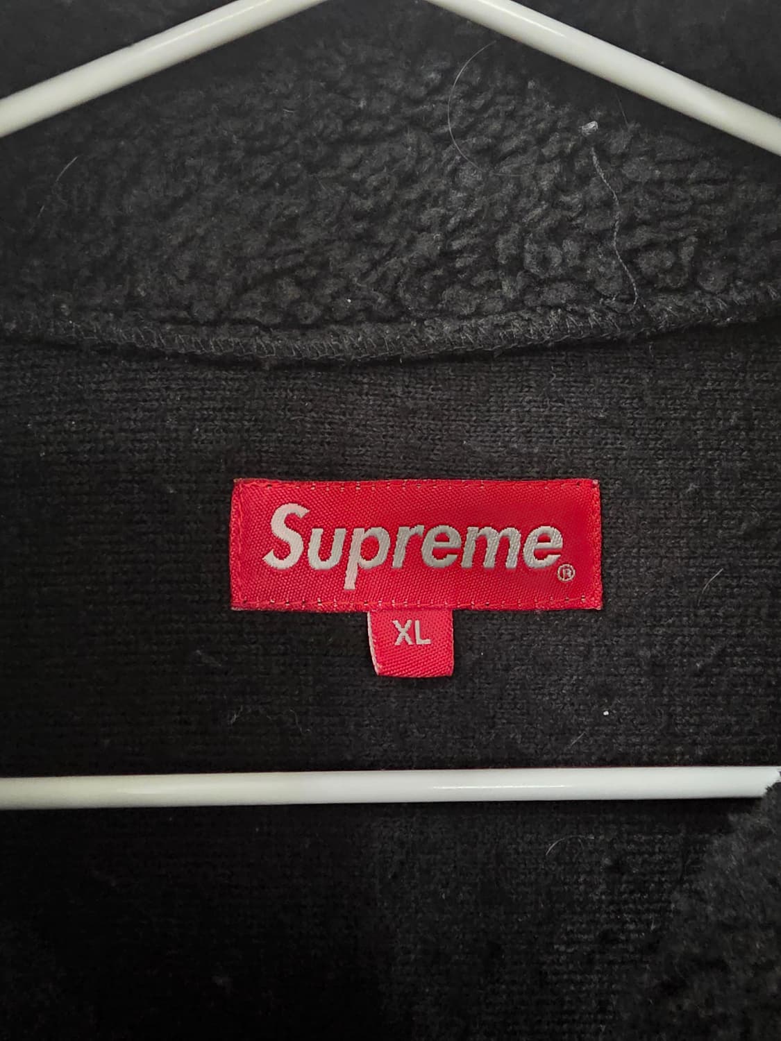 슈프림 울프 플리스 자켓 블랙 - 19SS 상품이미지5