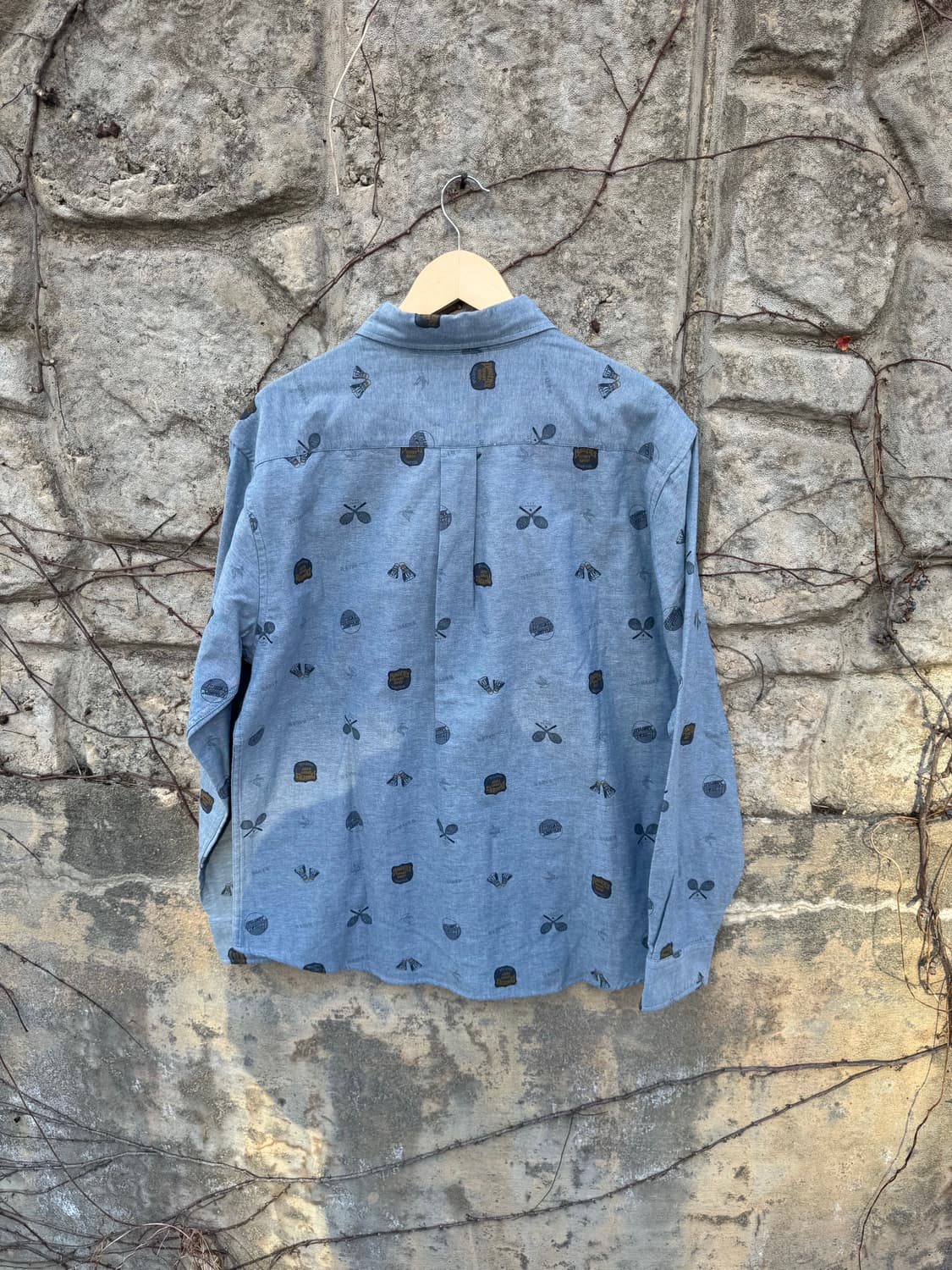 에디바우어 스포츠샵 프린팅 코튼 셔츠 L 상품이미지2