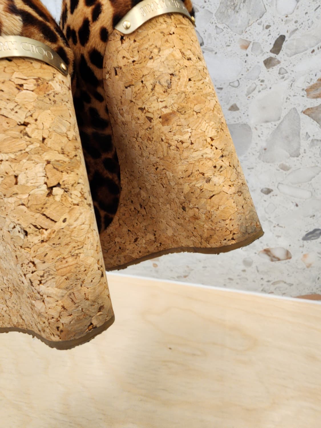 지미추 네오파드 오픈토 웨지힐 35 1/2 상품이미지6