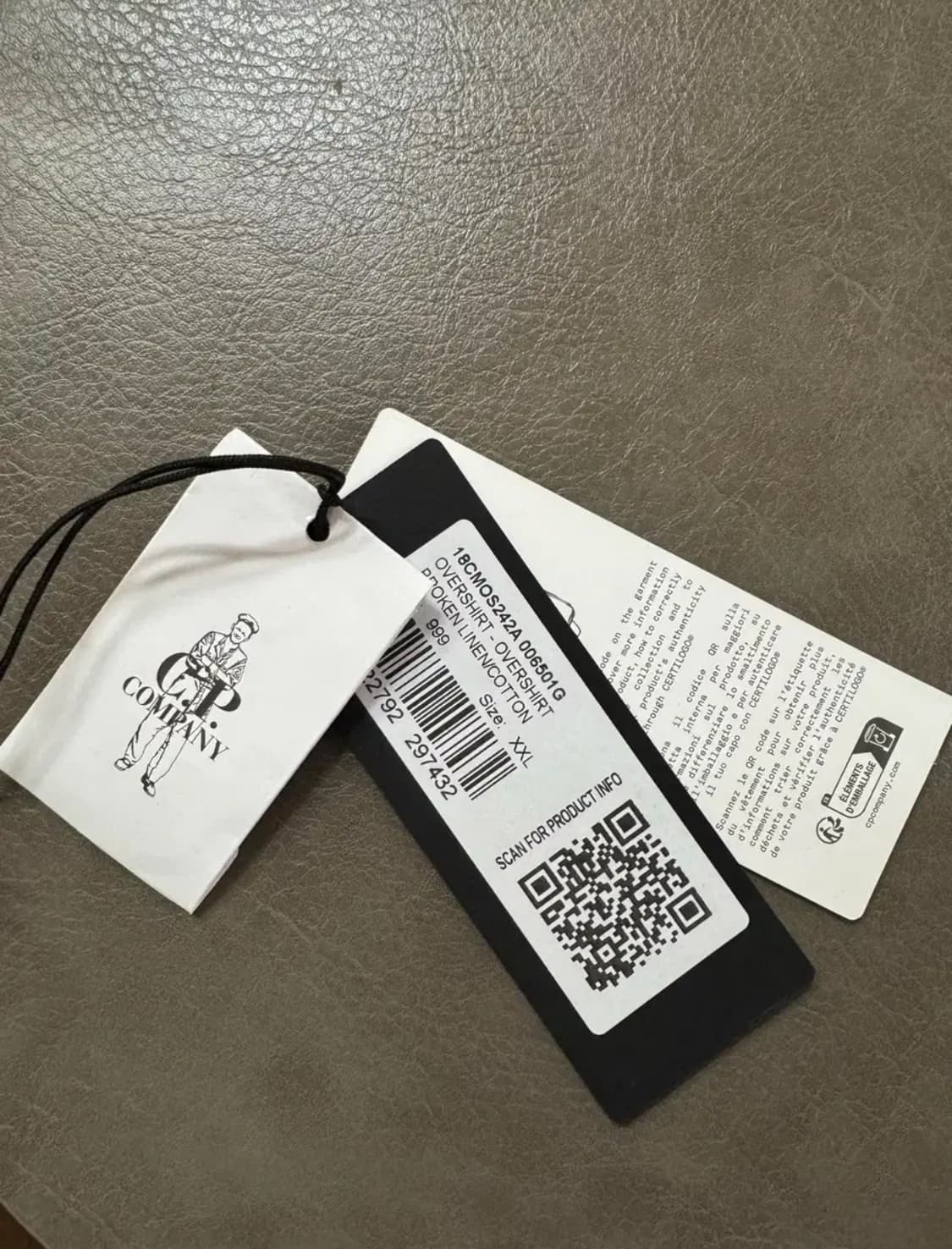 cp 컴퍼니 브로큰 린넨 셔츠 자켓 상품이미지5