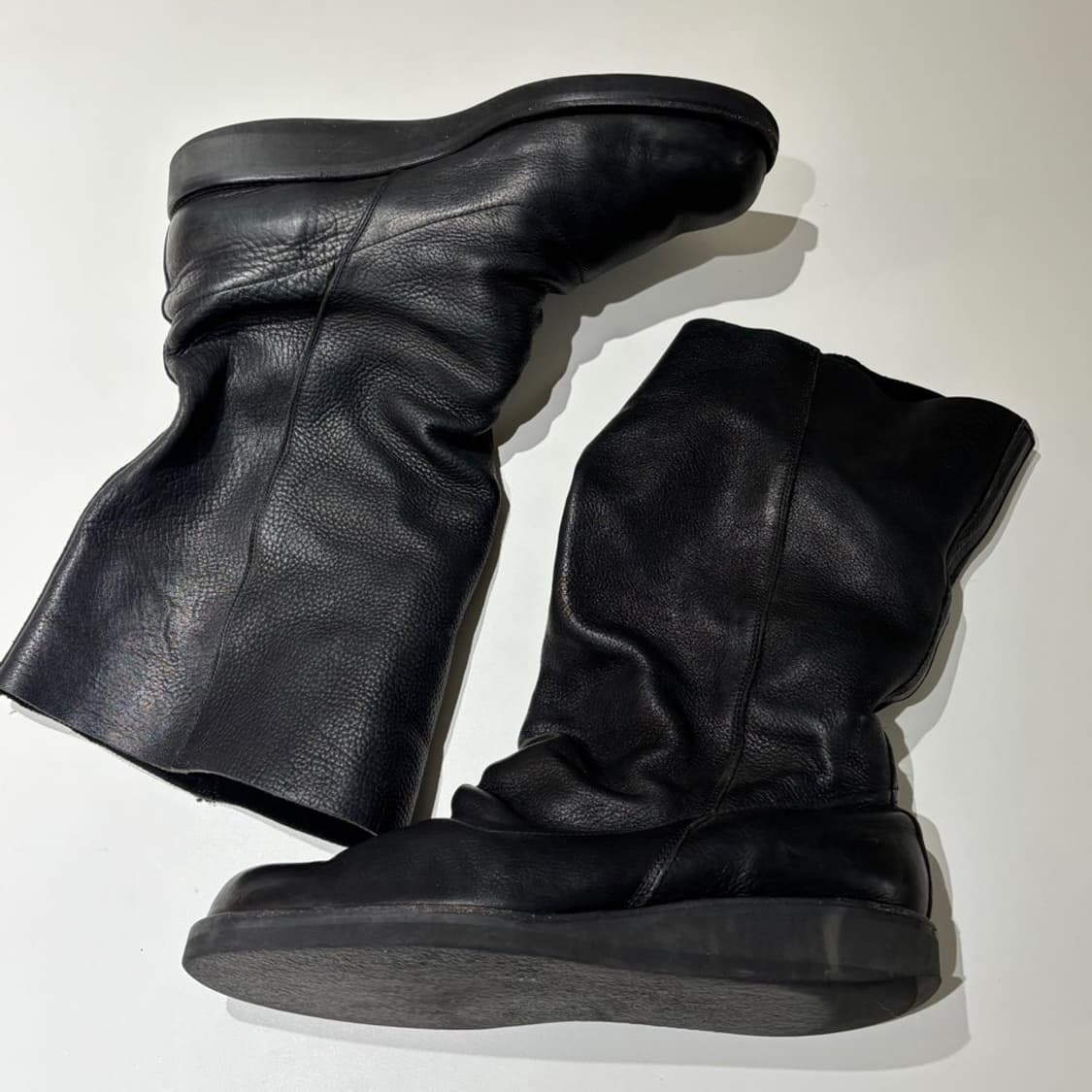 4) 요지 야마모토 뿌르 옴므 와이드 샤프트 롱 부츠 상품이미지2