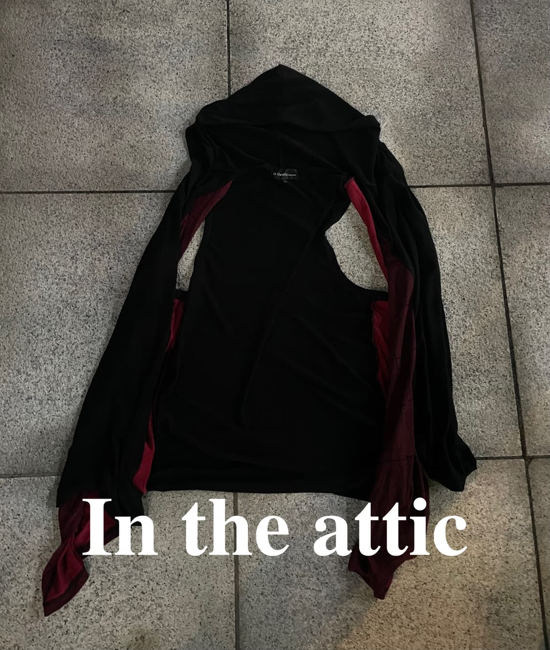 In the attic hoodie sleeveless vest 상품이미지1