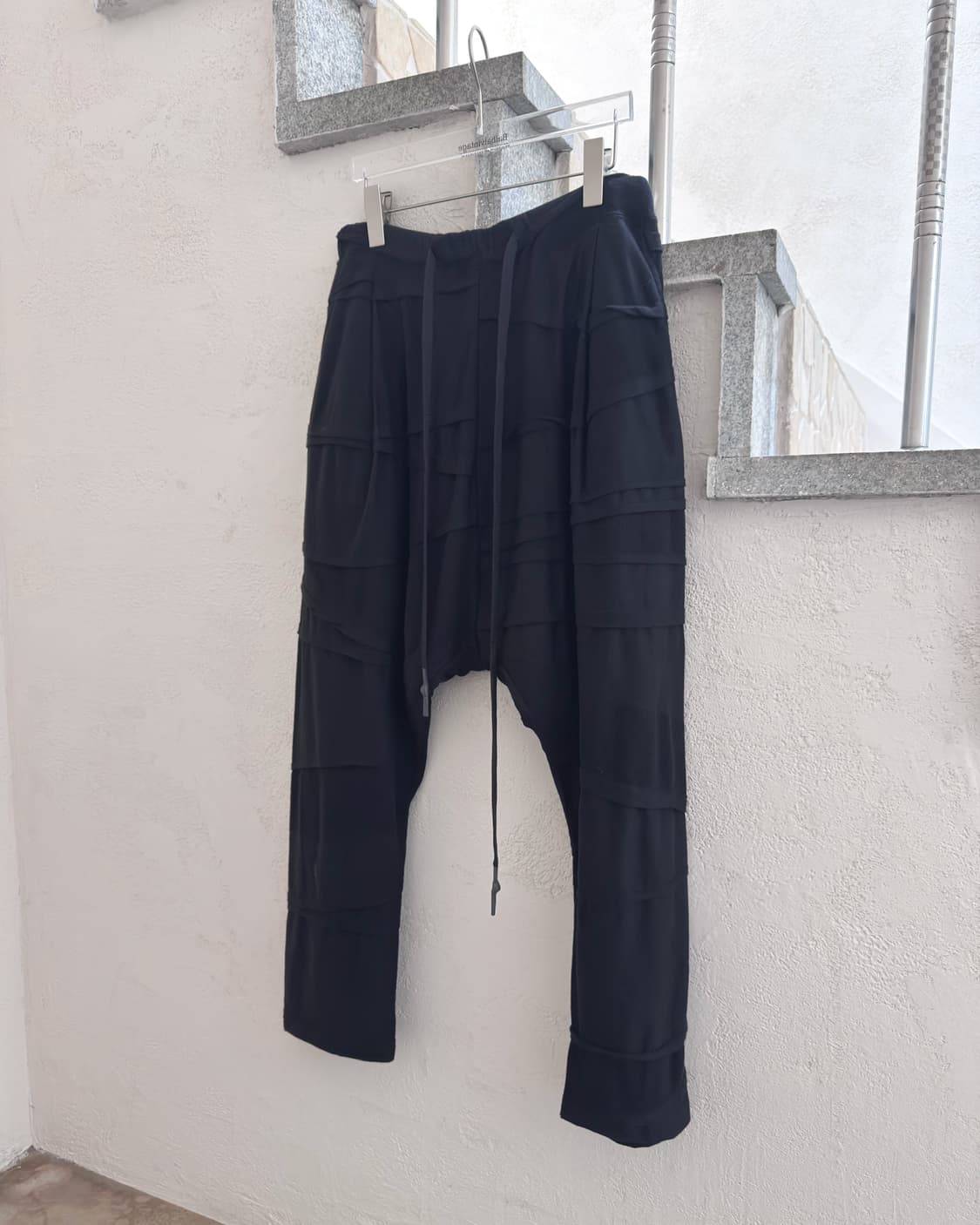 누드 마사히코 마루야마 레이어드 드롭크로치 팬츠 상품이미지1