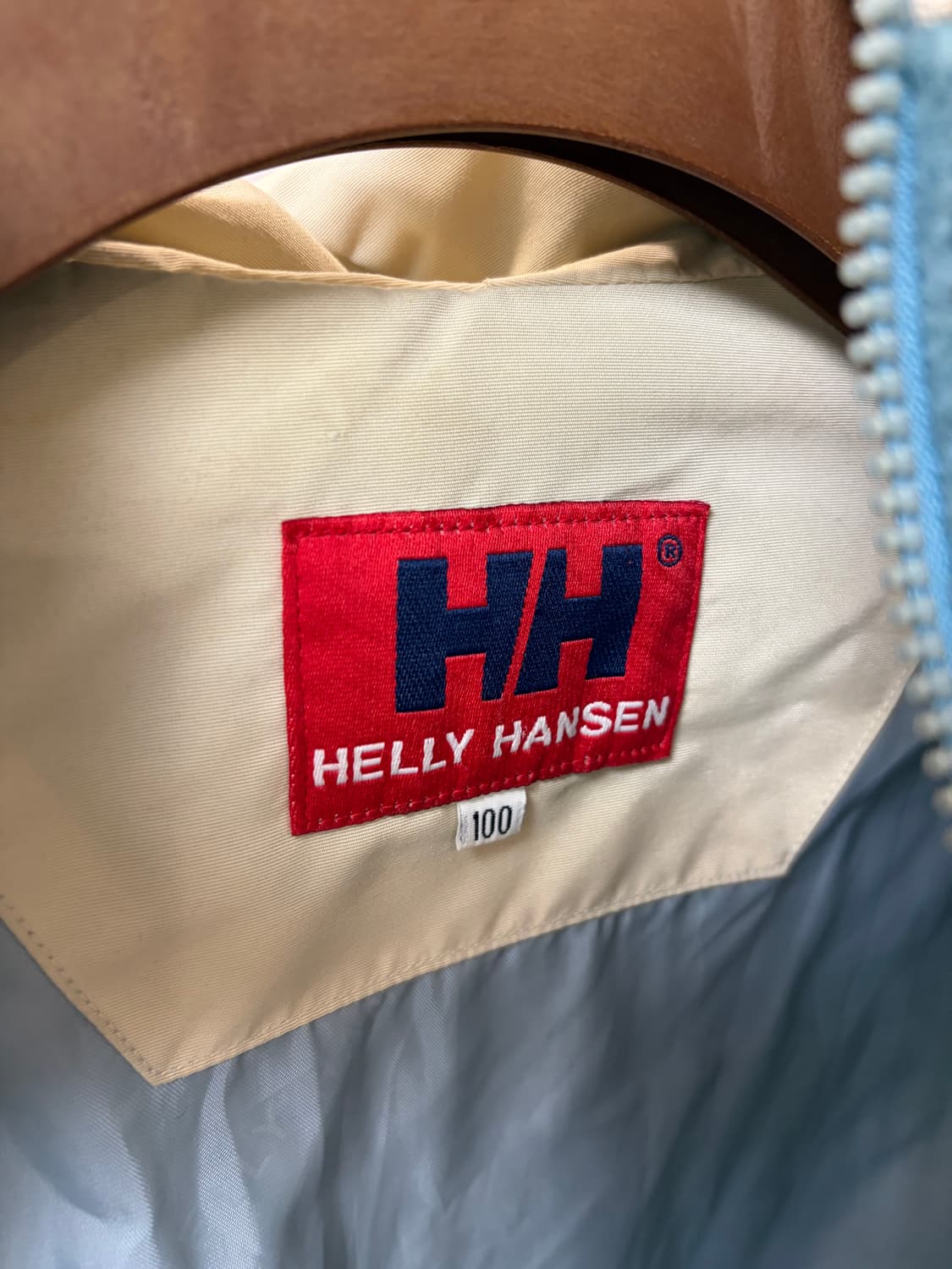 (100) 헬리 한센 블루 플리스 후드 집업 상품이미지4