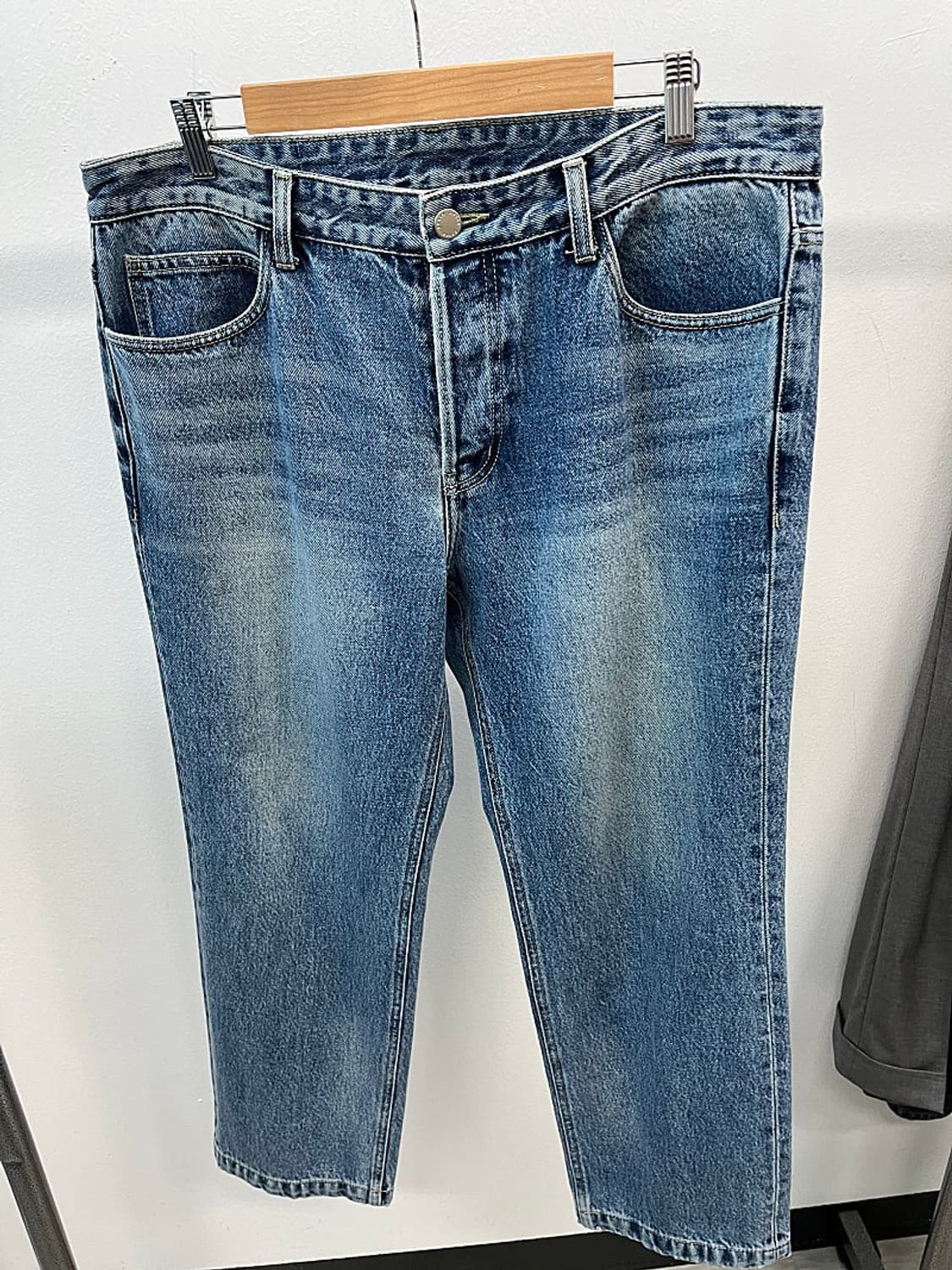 36) 솔리드옴므 중청 와이드진  상품이미지2