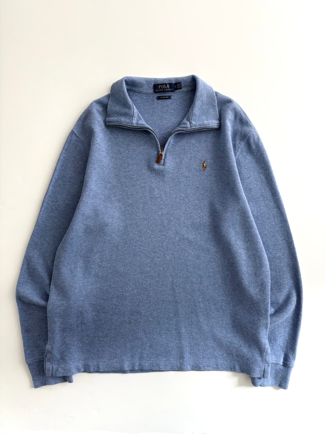 Polo 폴로 랄프로렌 신형 스카이블루컬러 하프집업 상품이미지3