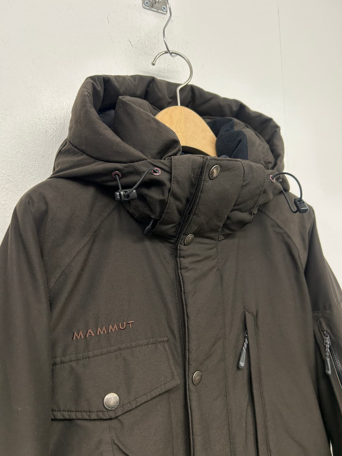 MAMMUT 마무트 브라운 후드 패딩 자켓 상품이미지3