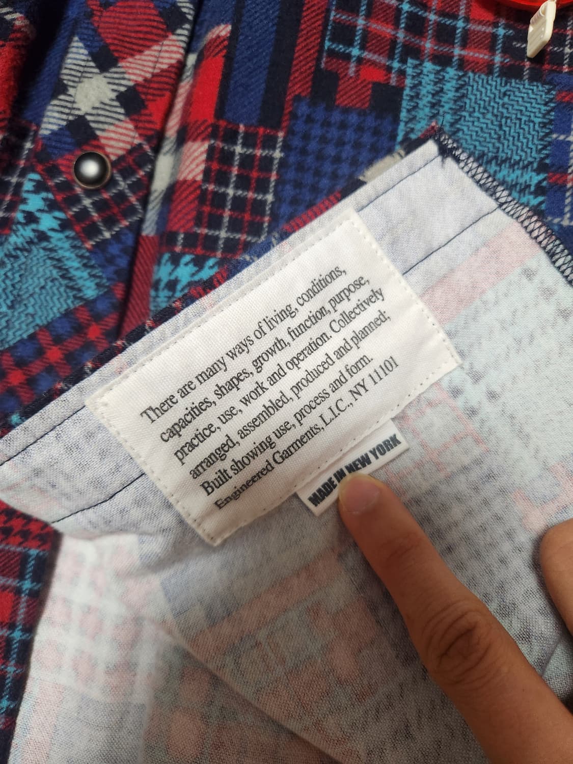 엔지니어드 가먼츠 패치워크 셔켓 상품이미지6