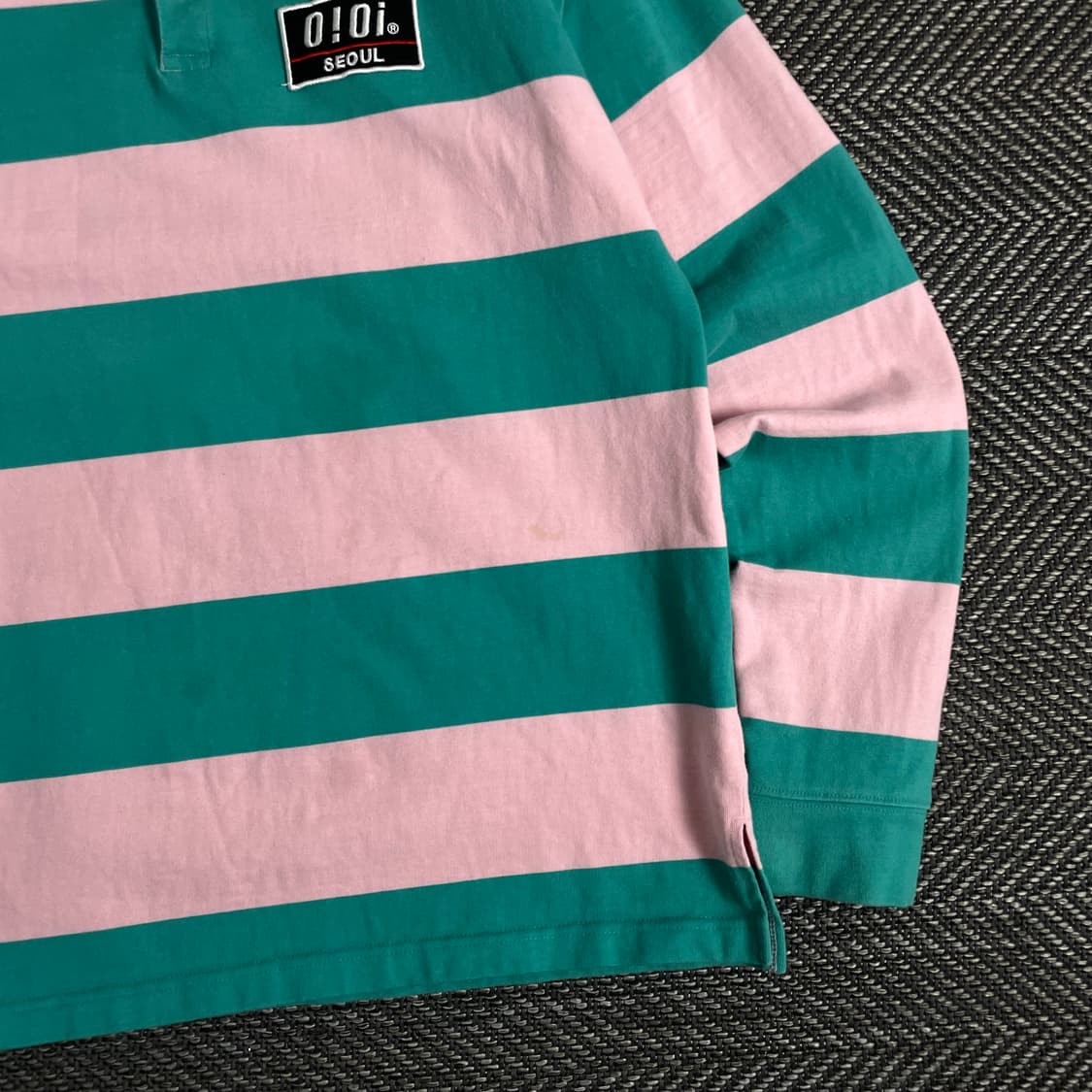 오아이오아이 단가라 카라 럭비 티셔츠y 2845 상품이미지3