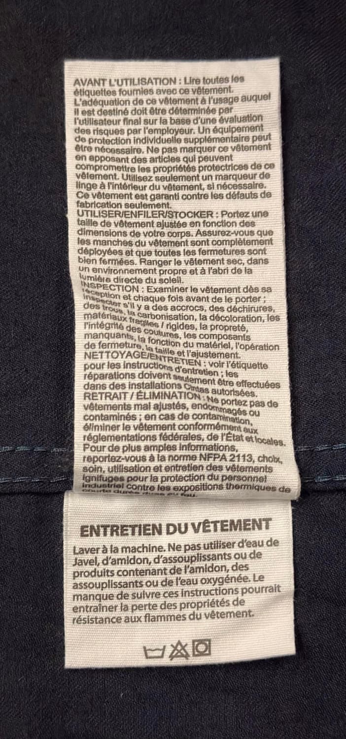 [칼하트] 리플렉티브 FR 워크 셔츠 네이비 고프코어 상품이미지7