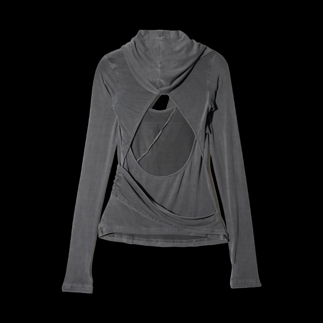 혜인서 후드 저지탑 차콜 사이즈1 상품이미지5