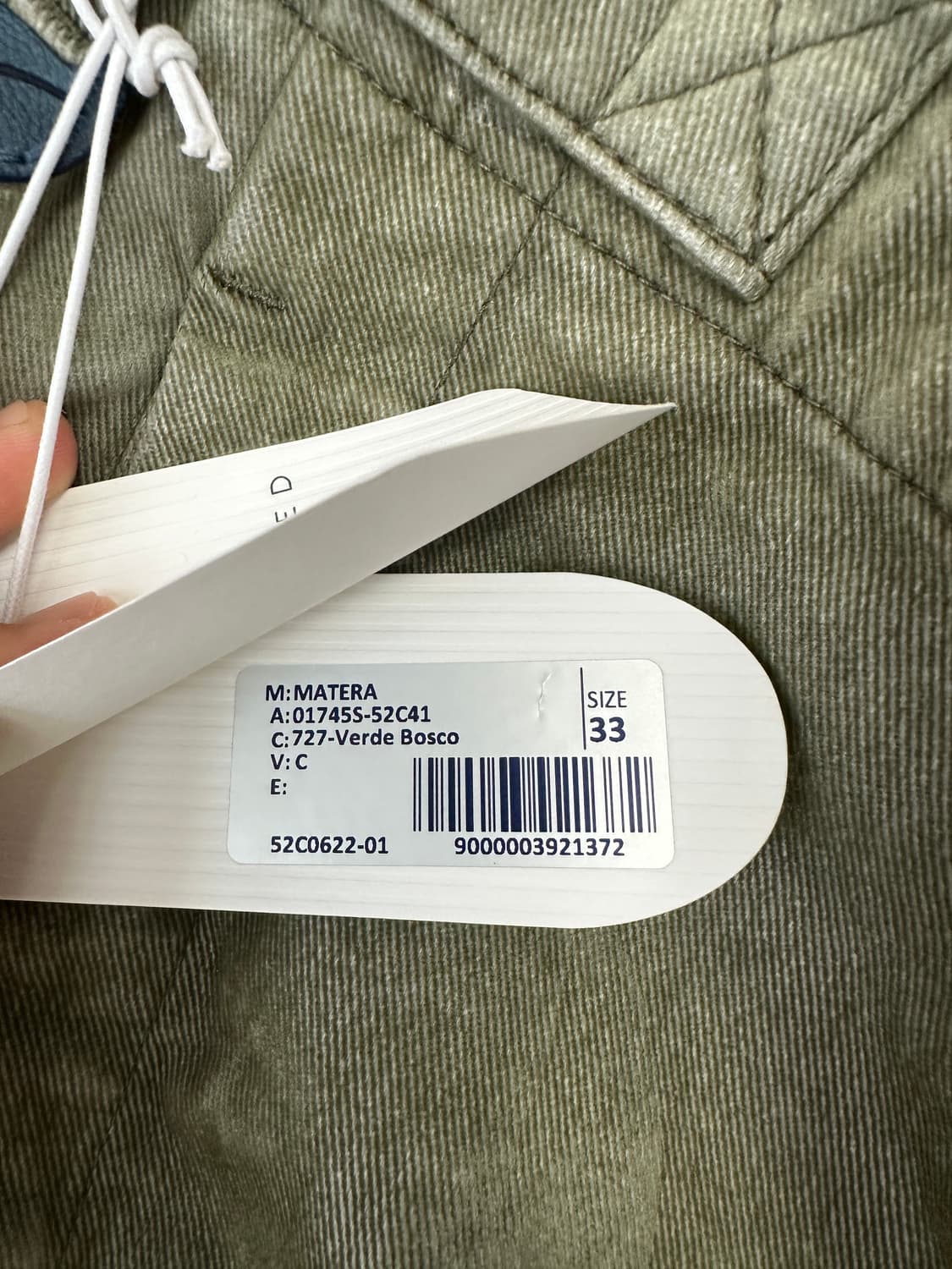 핸드픽드(Hand Picked) / 팬츠 / 33 / 새상품 상품이미지3