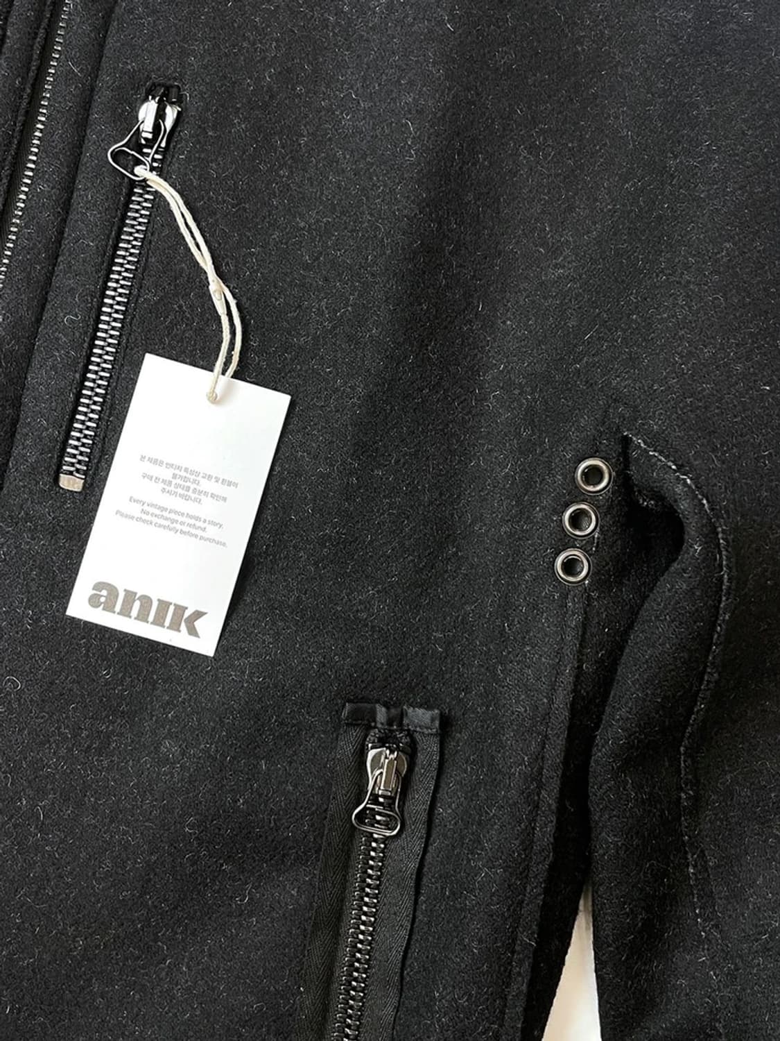 랑방 LANVIN 00s 울 항공 자켓 A1074 상품이미지4