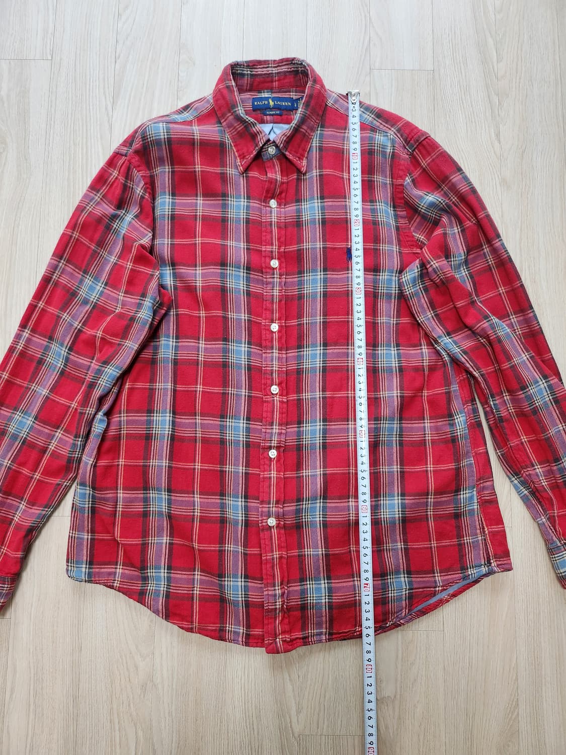 폴로랄프로렌 체크셔츠 (L 상품이미지7