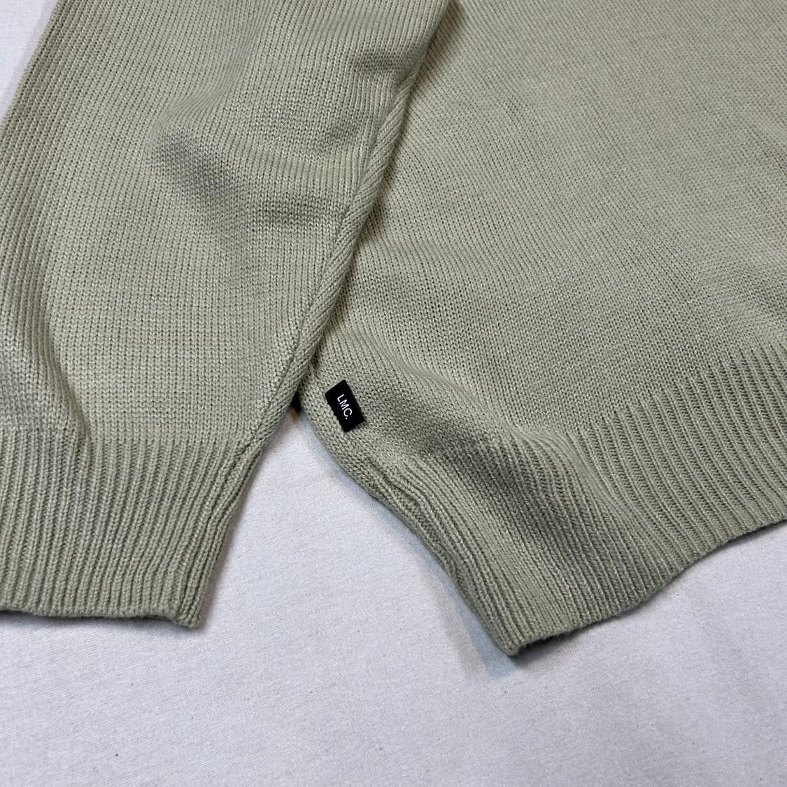 L) LMC 로고 니트 스웨터 카키 상품이미지5