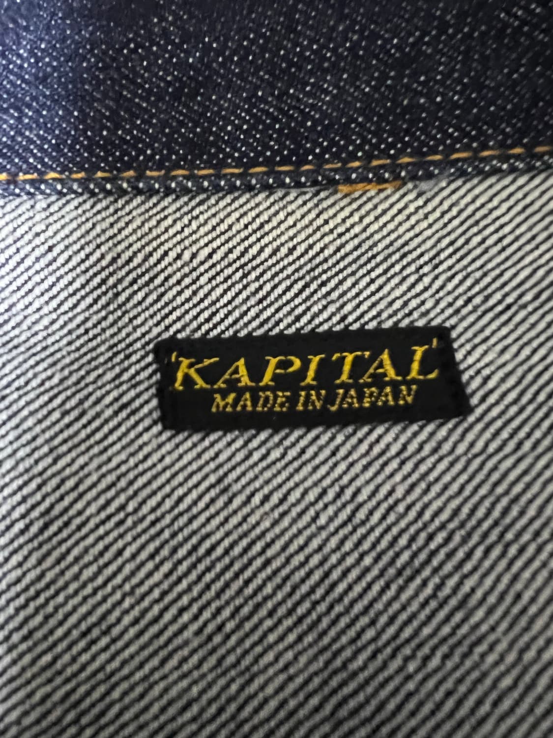 캐피탈 14oz 데님 자켓 상품이미지2