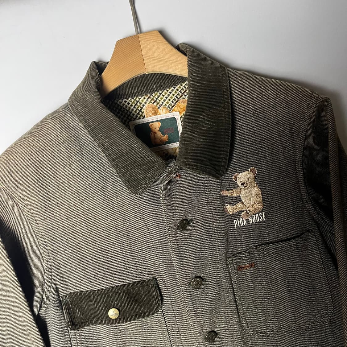 [Pink House] 핑크하우스 코듀로이카라 패치 자켓 상품이미지3