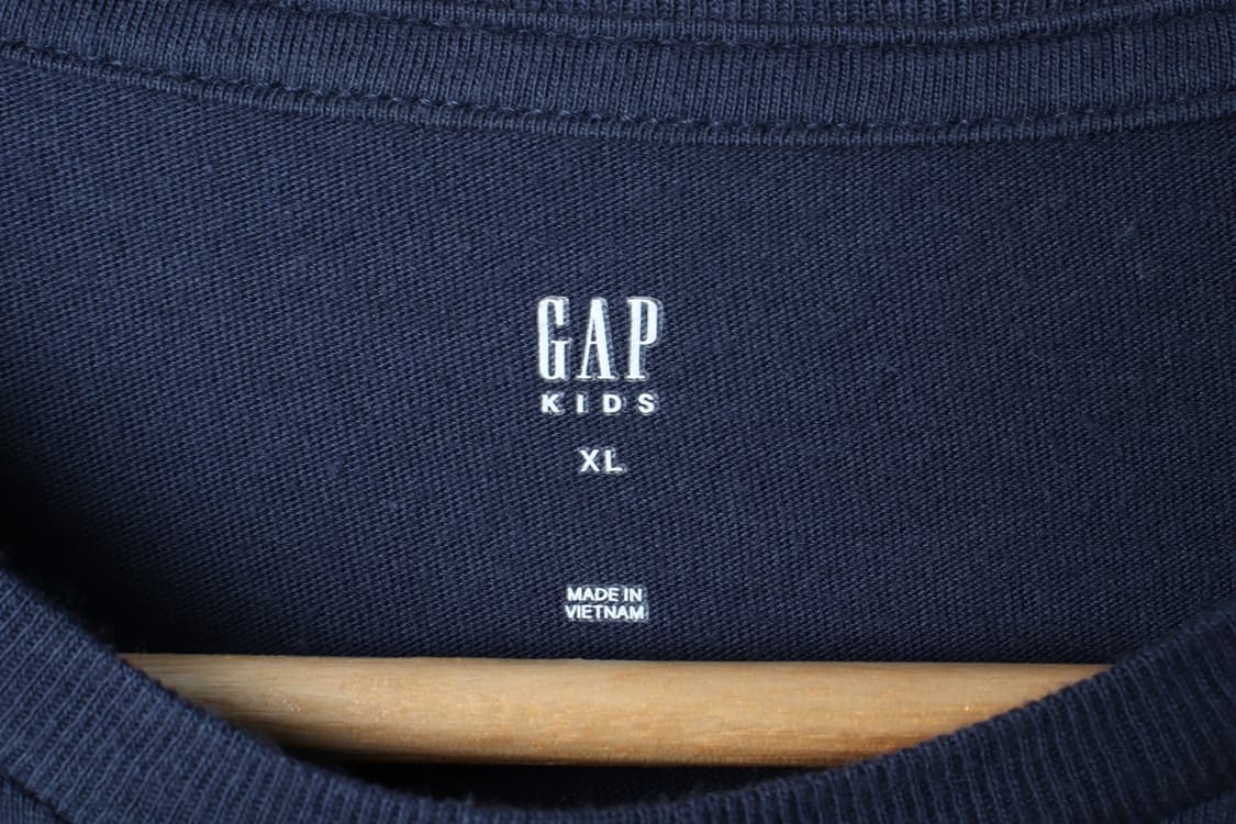 W(XL) 갭 반팔 티셔츠 아동 키즈 빅로고 차콜 올드스쿨-H30688 상품이미지6