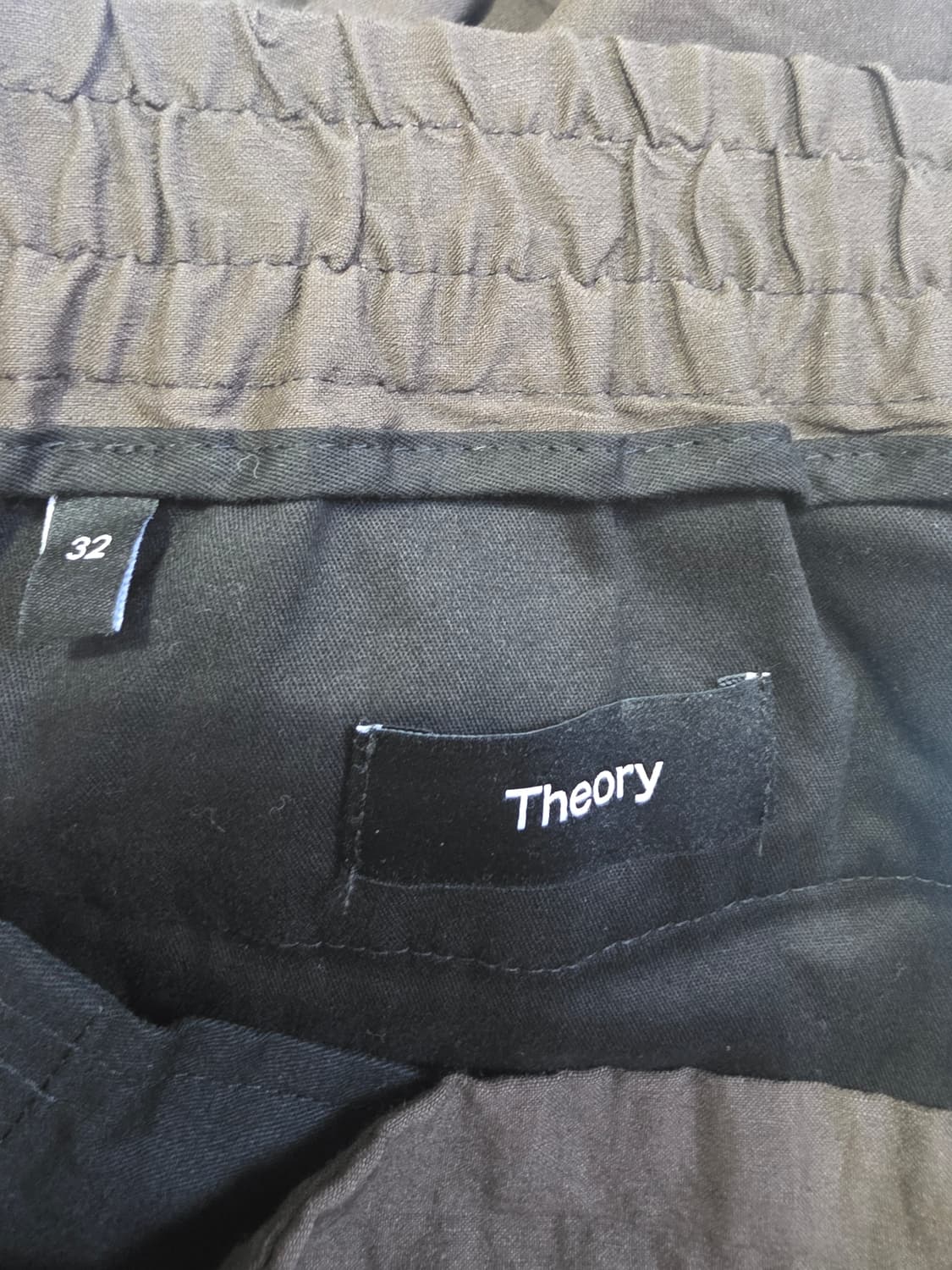 Theory 시어리 린넨 밴딩 슬랙스 32 다크브라운 상품이미지4
