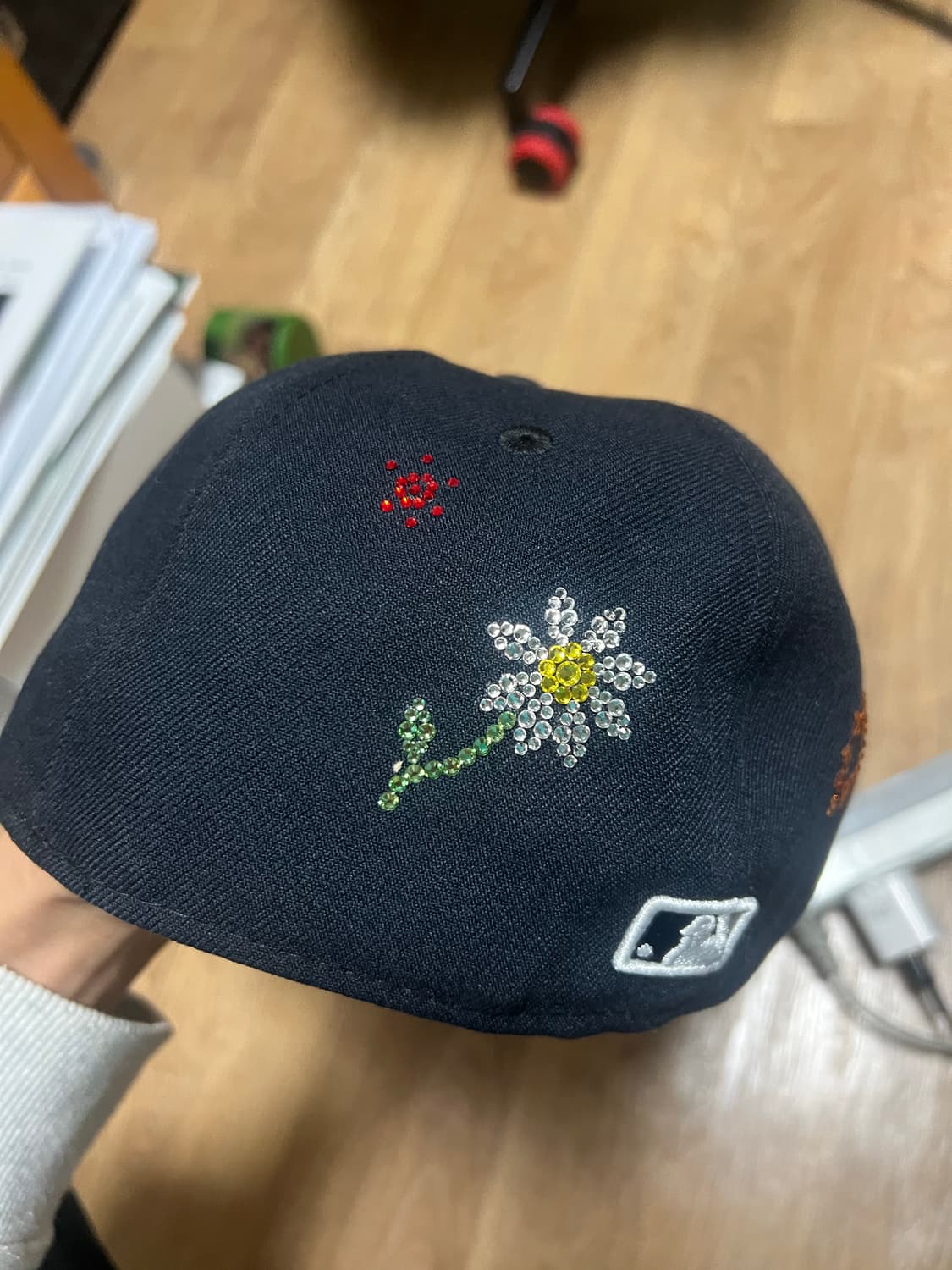 뉴에라 59fifty 스와로브스키 큐빅 커스텀 758사이즈 상품이미지4