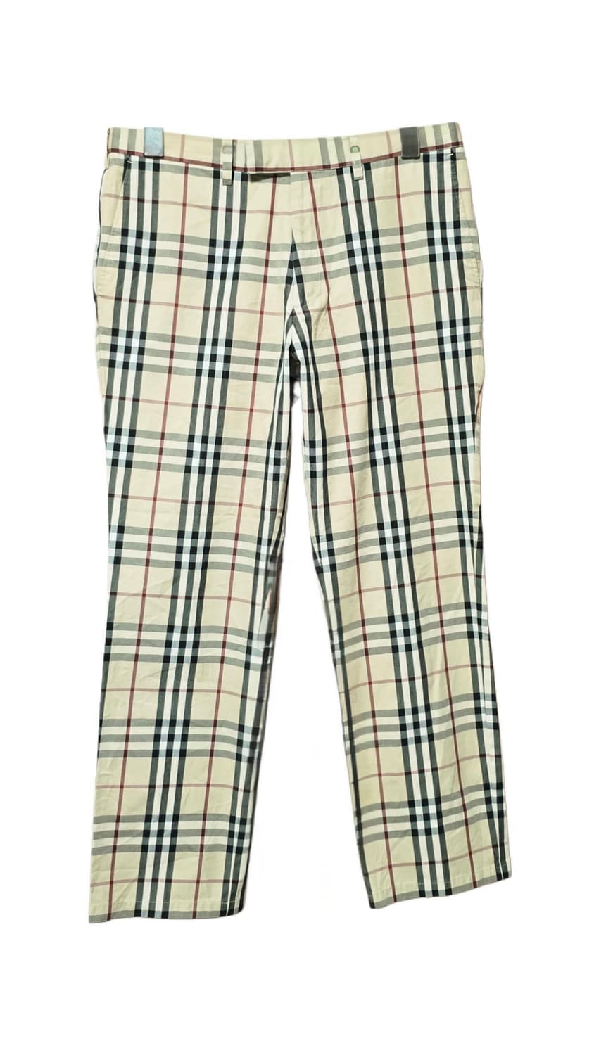 정품  버버리 체크바지 /여30 상품이미지3