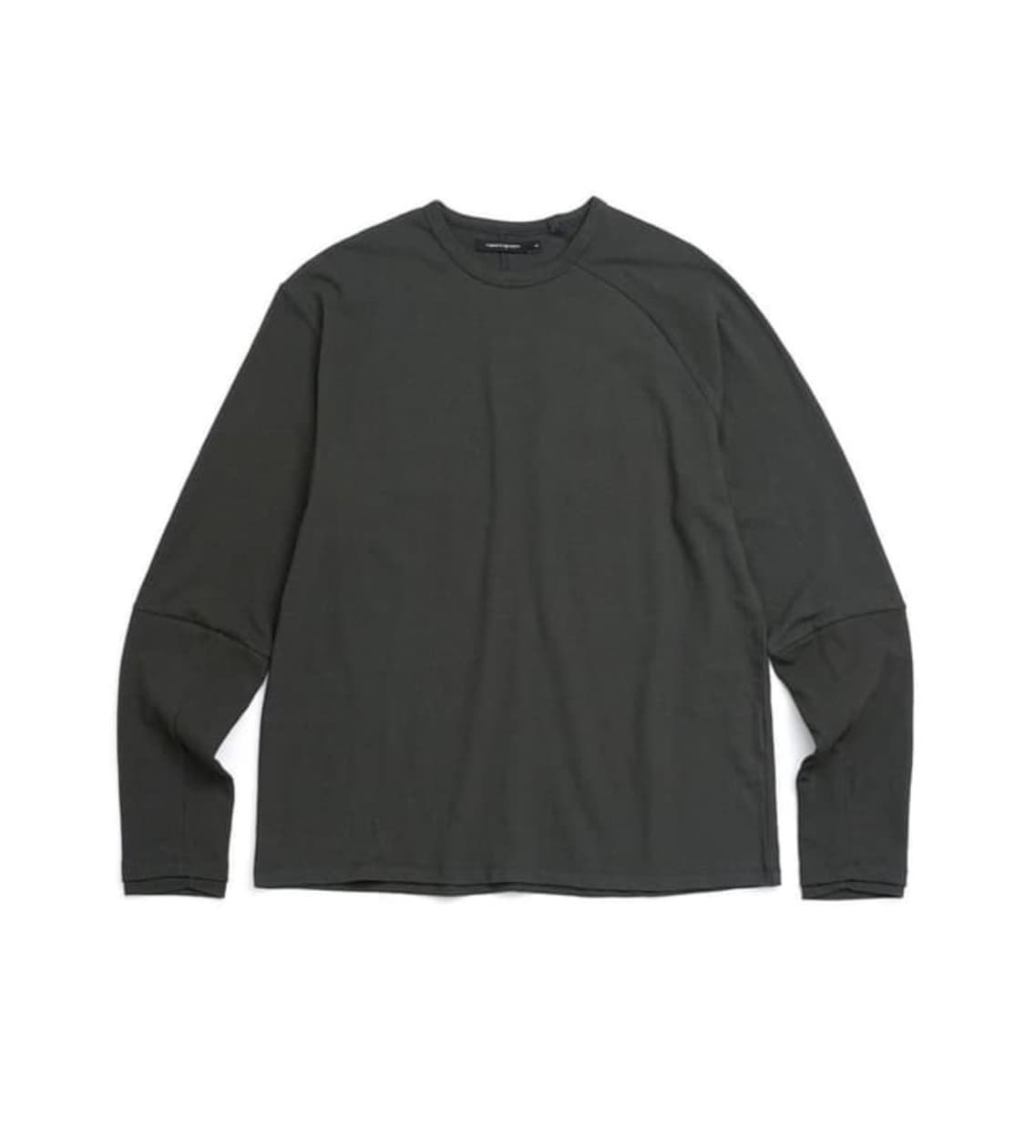 [2]해칭룸 더블슬리브 티 모스 차콜 상품이미지1