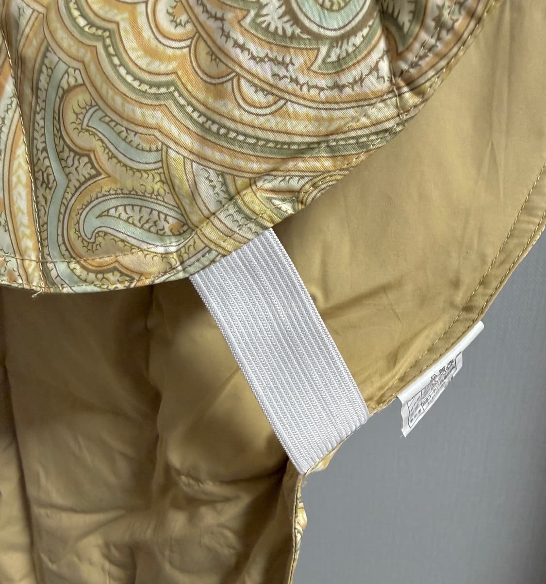 빈티지 페이즐리 패턴 패딩 조끼 상품이미지6