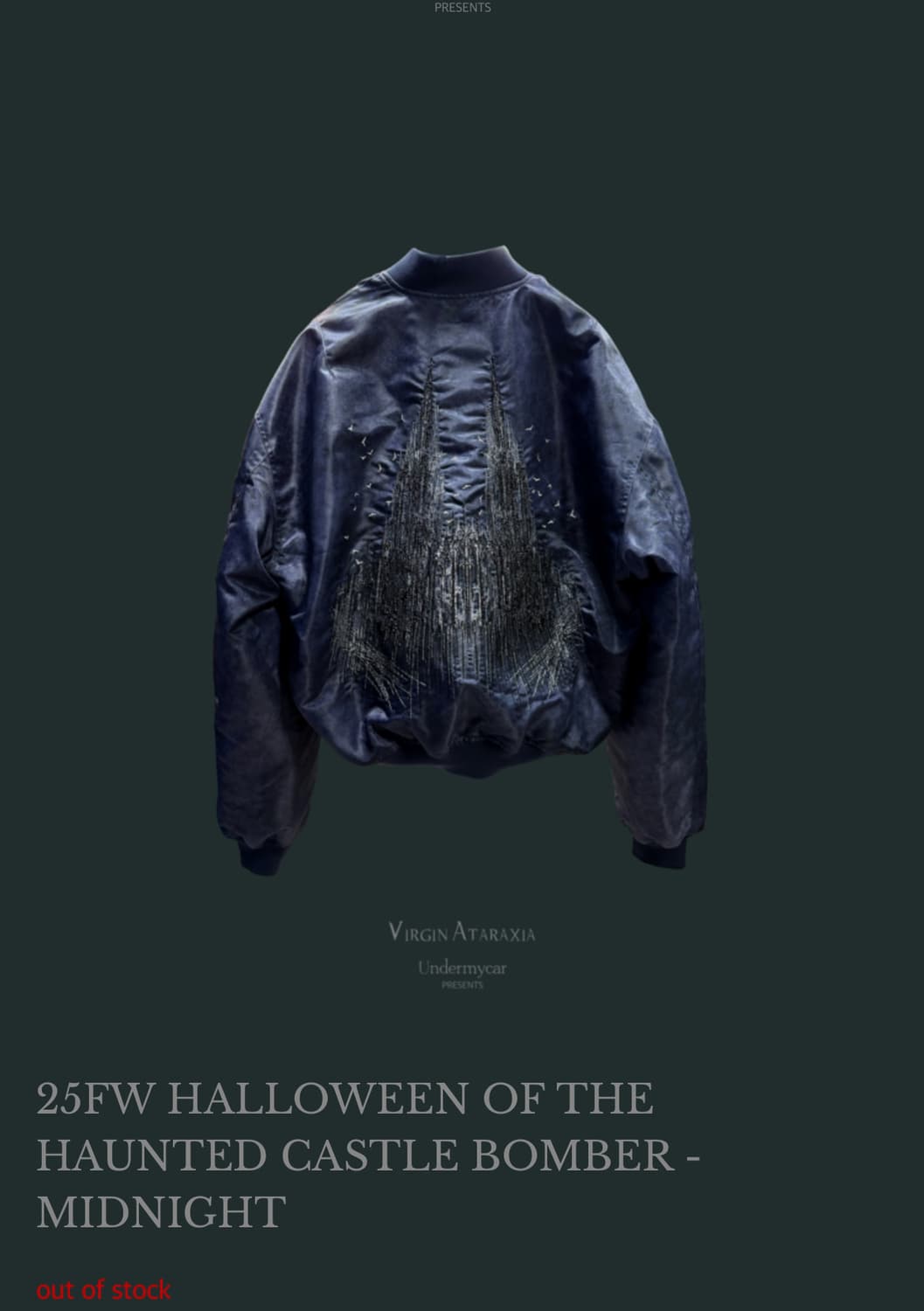 언더마이카 25FW HALLOWEEN OF THE HAUNTED CAST 상품이미지1