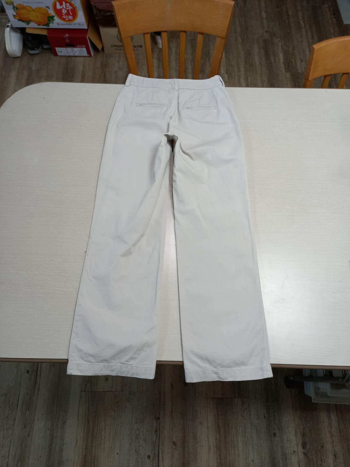 25 BANANA REPUBLIC 세미와이드 치노 아이보리 25-306 상품이미지2