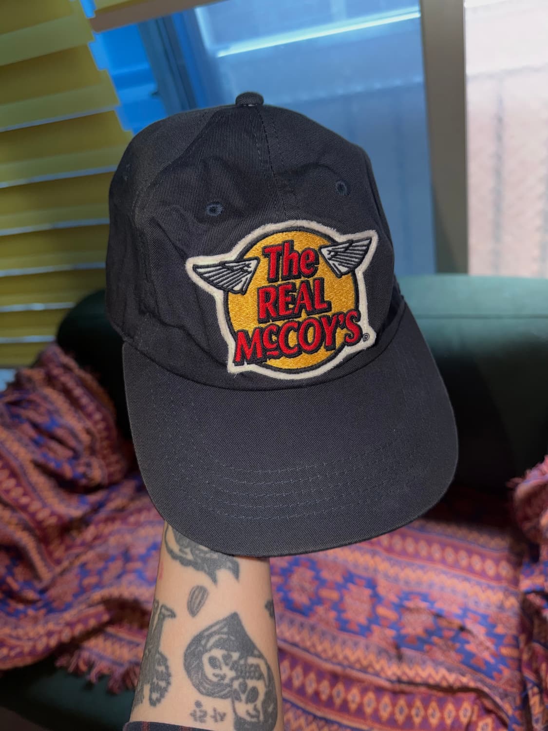 리얼맥코이 캡 네이비 상품이미지1