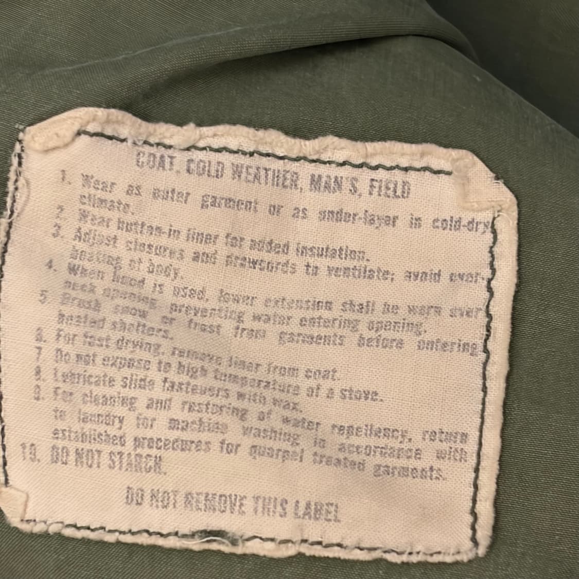 USA 빈티지 미군 밀리터리 2세대 M65 필드자켓 야상 상품이미지6