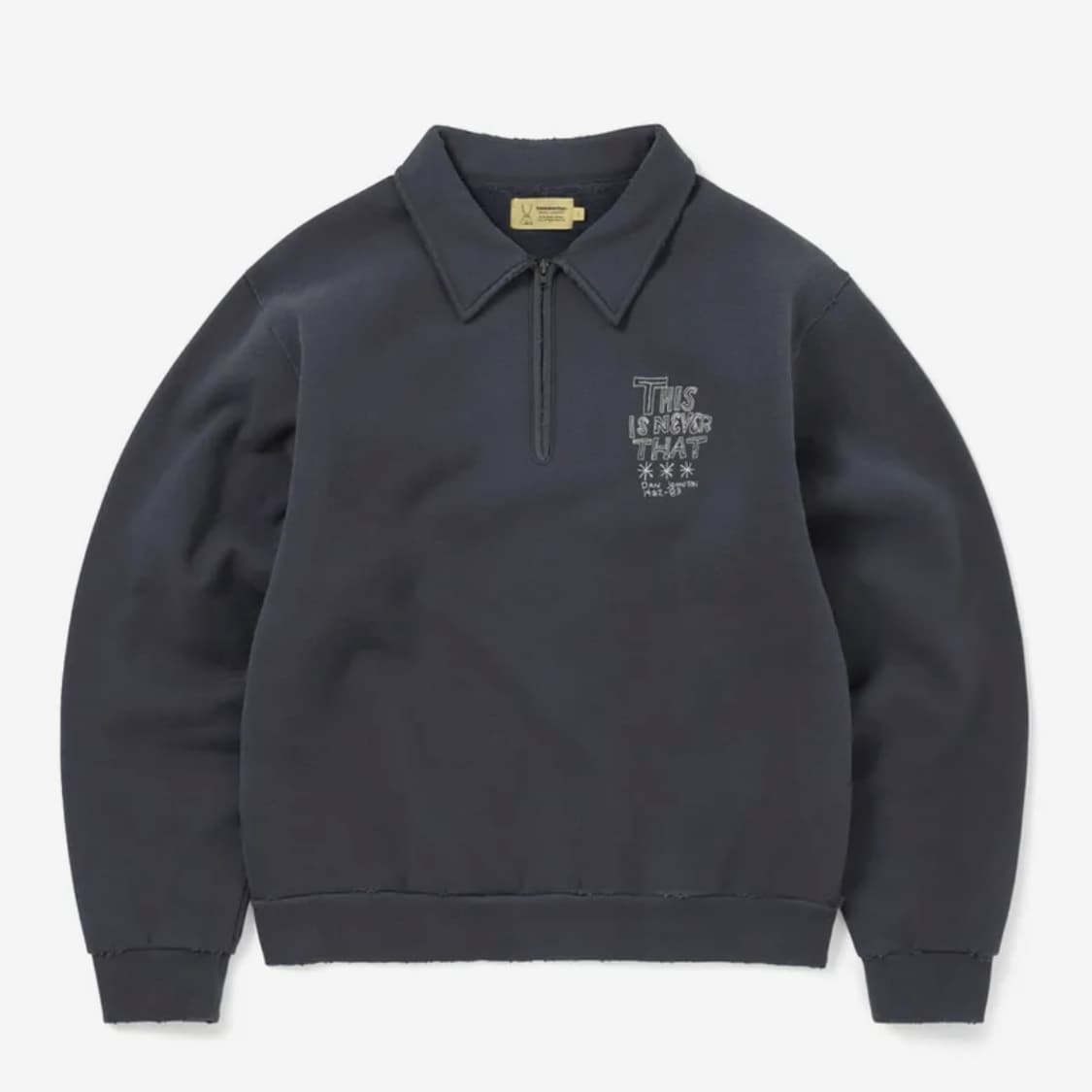 (새상품) 디스이즈네버댓 다니엘존스턴 하프집업 스웻셔츠 L 상품이미지1