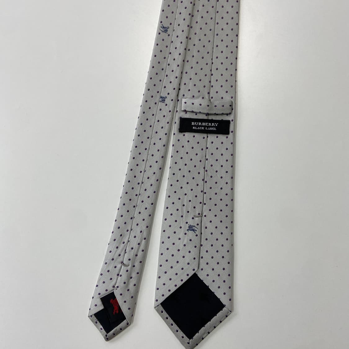 버버리 (Burberry) 심플로고 블랙라벨  정품 명품넥타이 상품이미지3