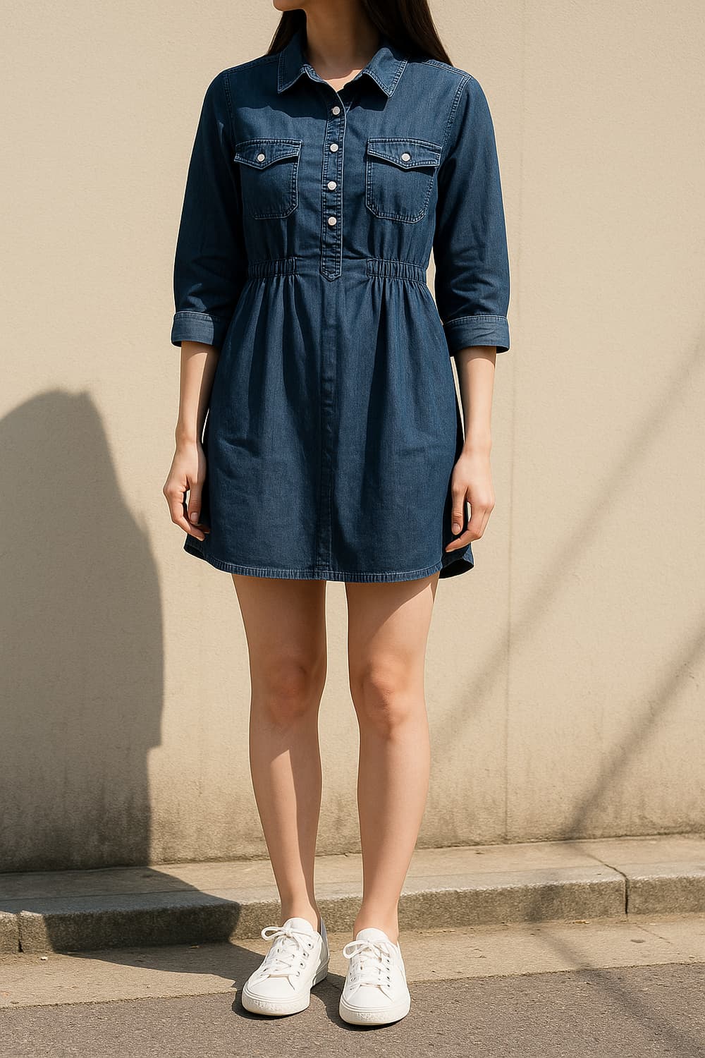 GAP 갭 데님 셔츠 원피스 청남방_L 상품이미지1