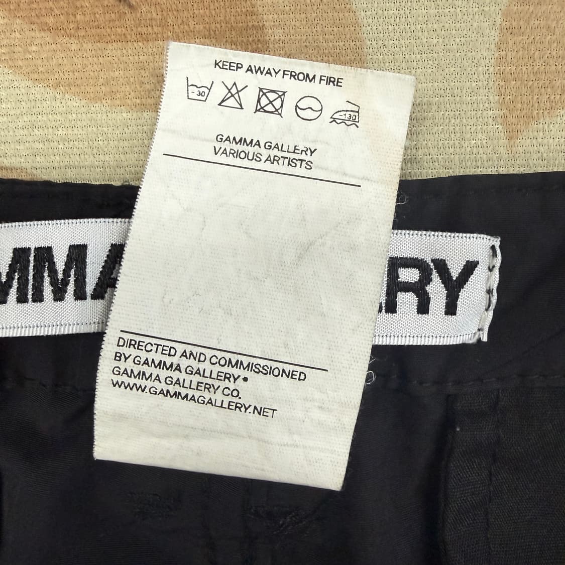 (L)감마갤러리 GAMMA GALLERY 스트링 우븐팬츠(블랙) 상품이미지3