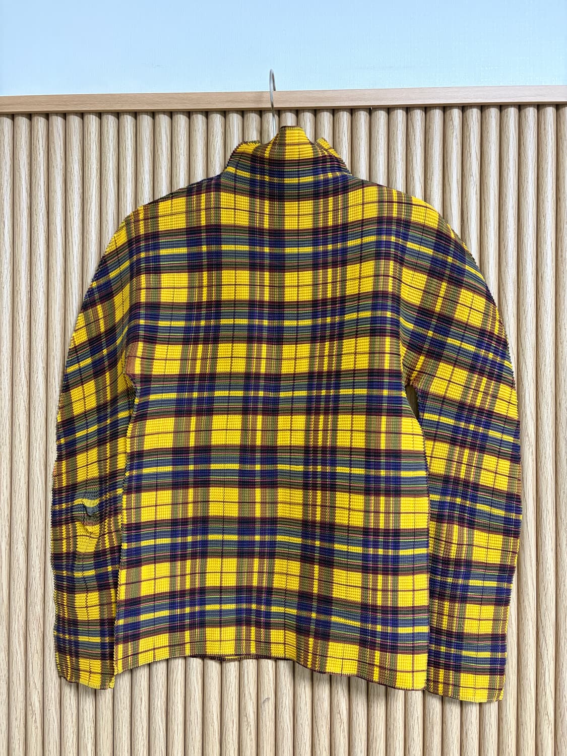 이세이미야케 미 체크 블라우스 상품이미지5