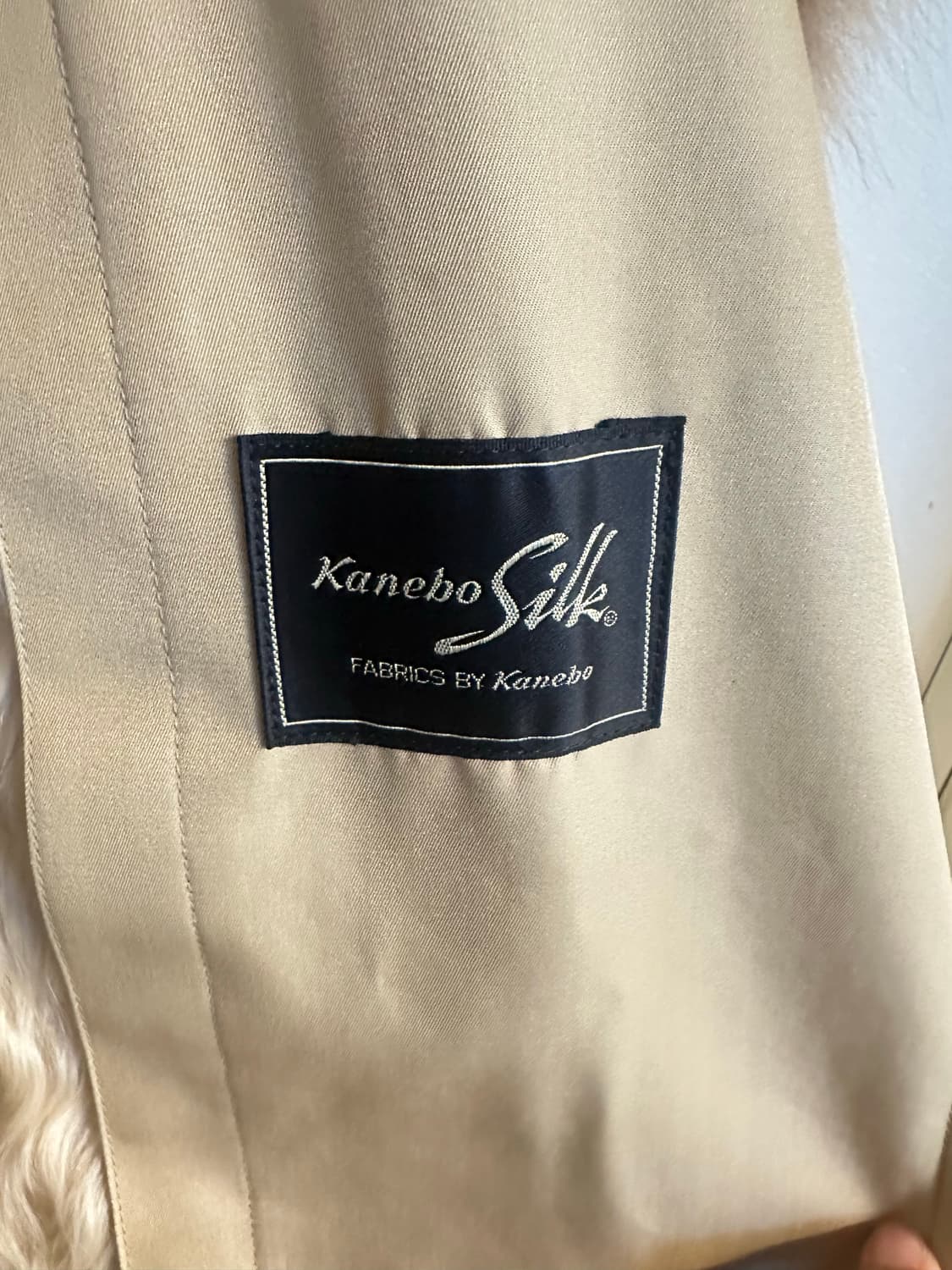 Kanebo Silk & MgSable Fur 겨울용 트렌치코트 상품이미지3