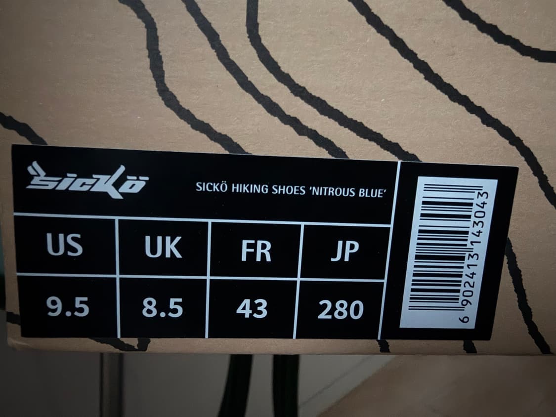 [43] Sicko Hiking Shoes Blue (Xvessel) 상품이미지8