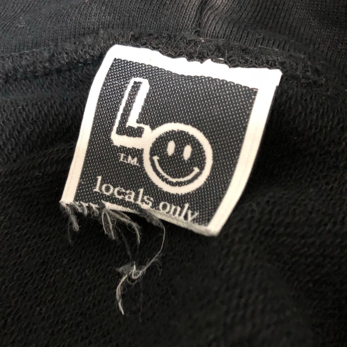 Locals Only 스켈레톤 후디 XL 썬 페이디드 블랙 상품이미지9