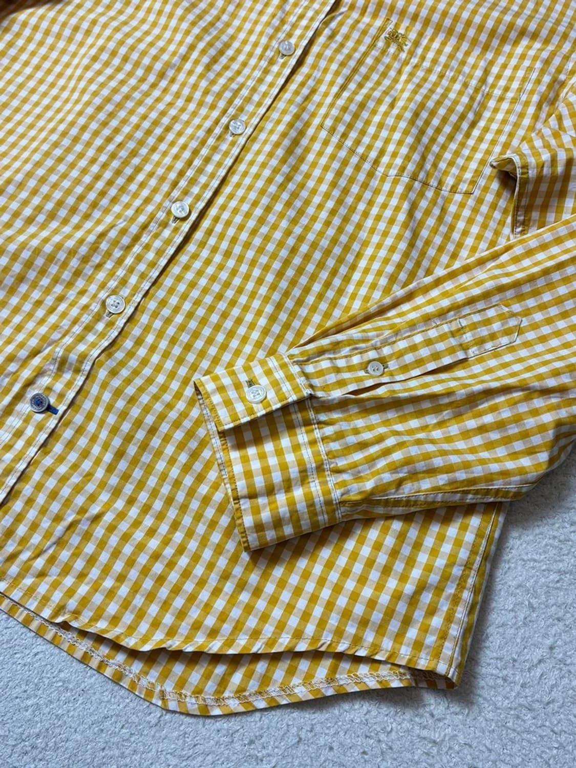 버버리 00's 깅엄체크 버튼 셔츠 PN7473 상품이미지5