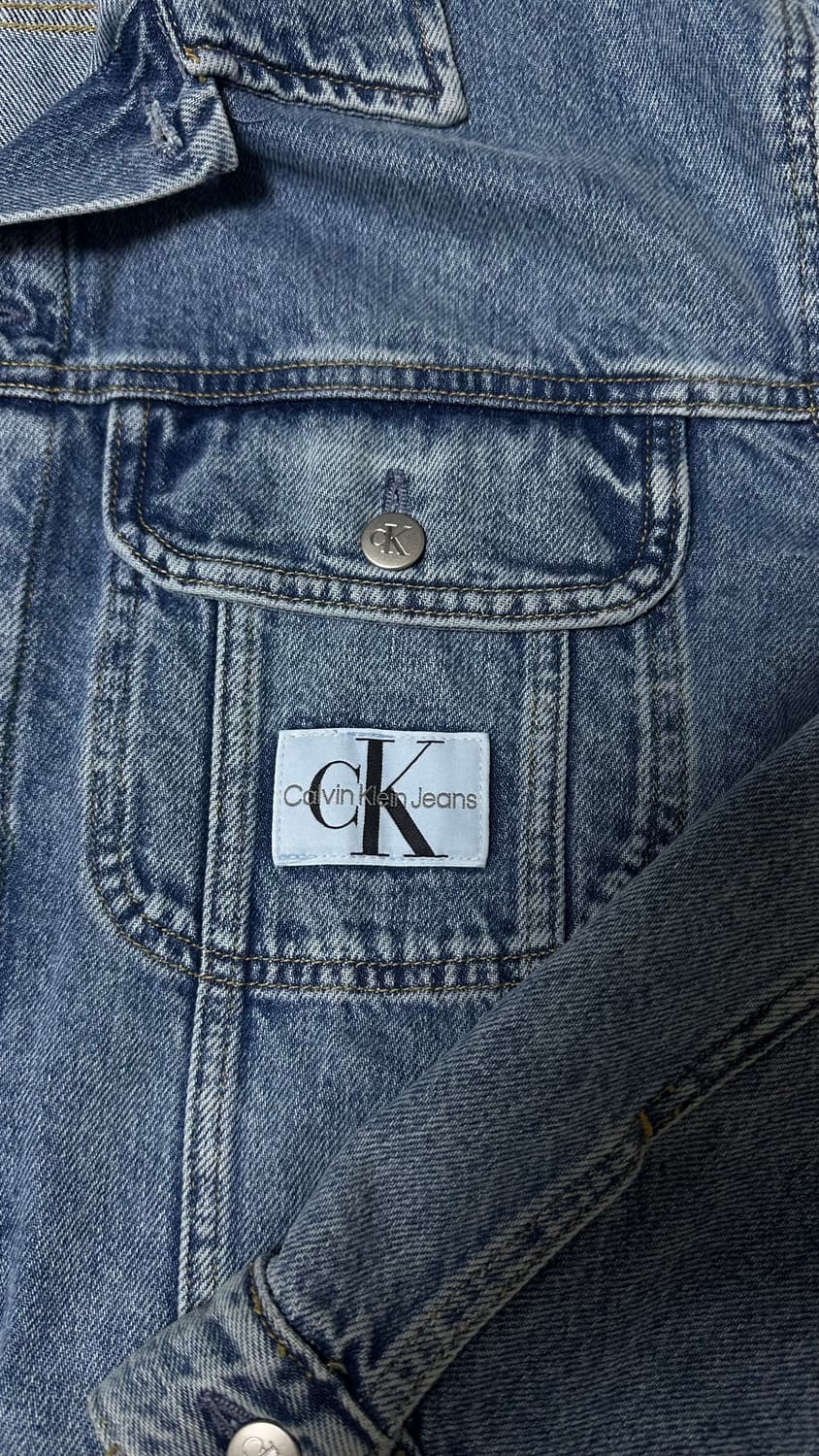 CK 캘빈클라인 데님 청자켓 트러커 상품이미지2