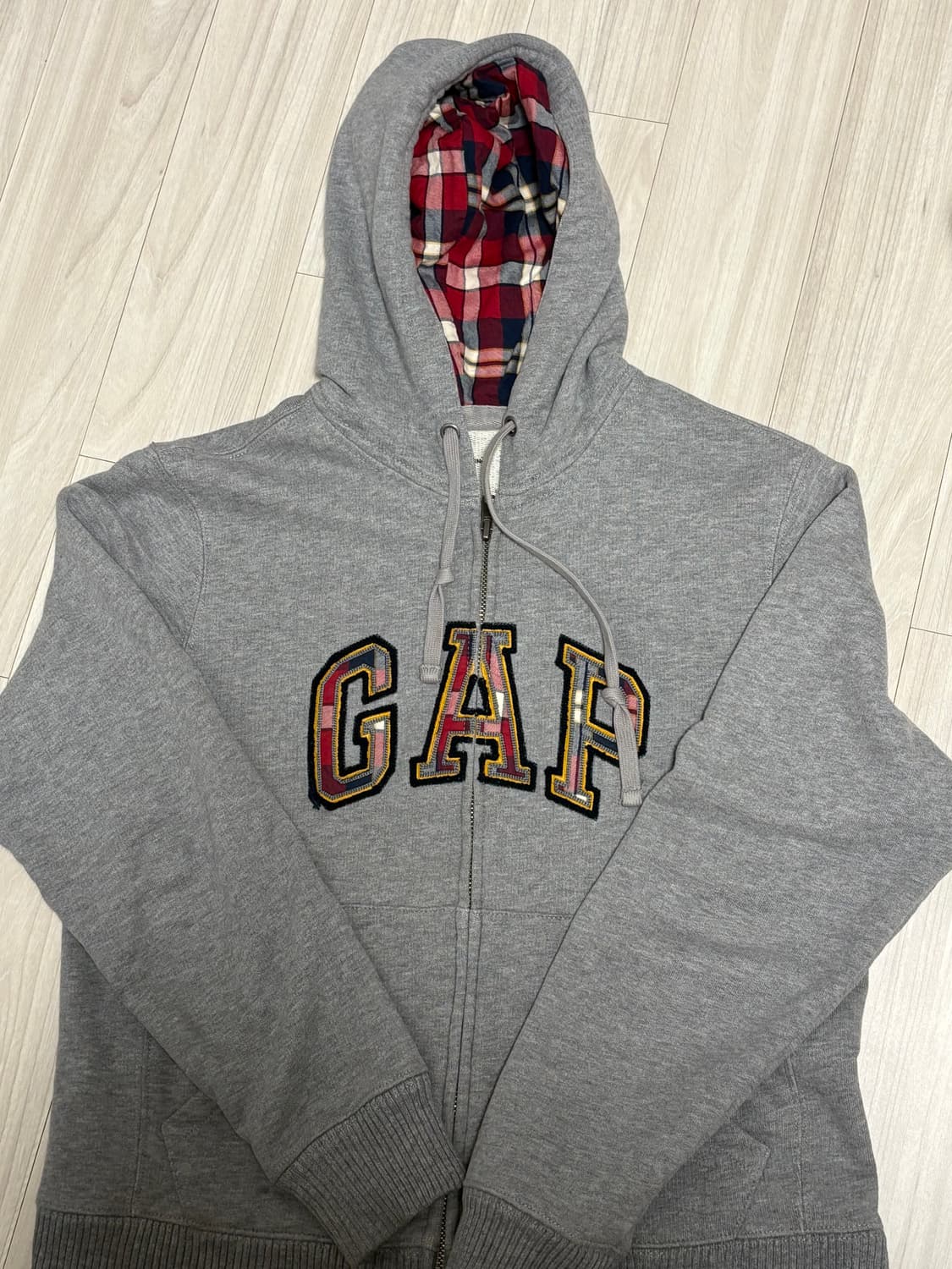 갭 체크 후드집업 상품이미지2