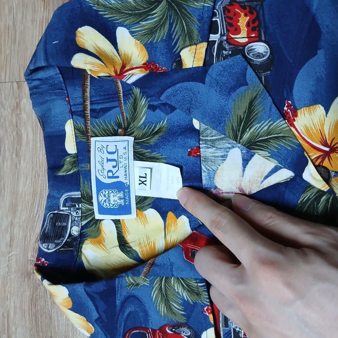 해외판 RJC 하와이안 빈티지 반팔 셔츠 남방 상품이미지3