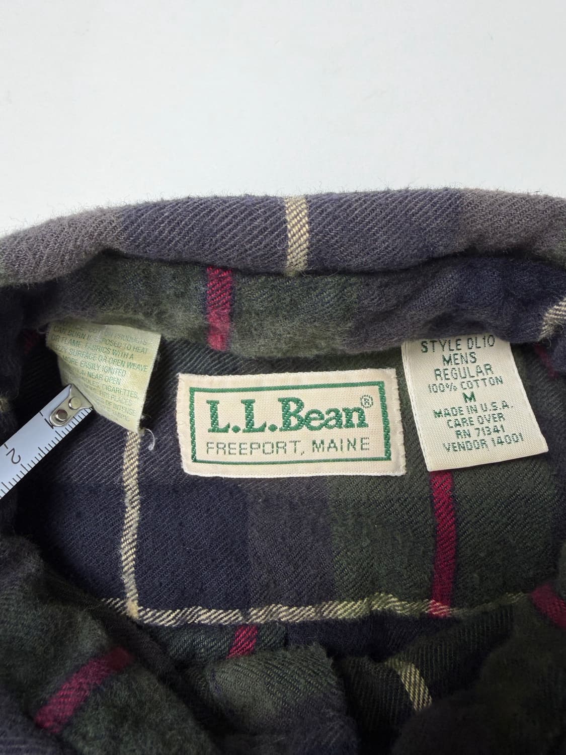 90s L.L.Bean Plaid Button Up Shirt 상품이미지3